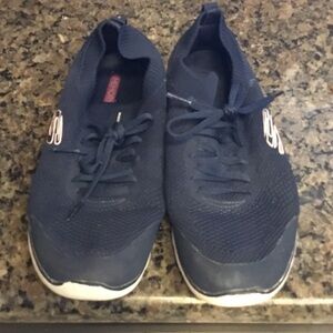 Navy Blue Skechers Athletic Sneakers 8